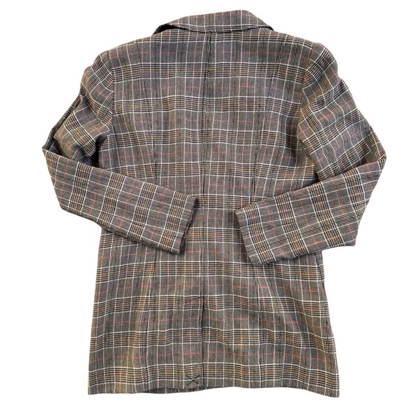 2 for $15 😍 Anthropologie Maeve Relaxed Herringbone Lilith Blazer– Black/Tan – 2 - Picture 5 of 7